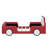 Twin Race Car-Shaped Platform Bed With Wheels-2049351593