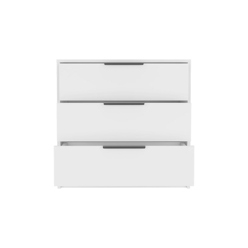 Commode 3 tiroirs, Blanc