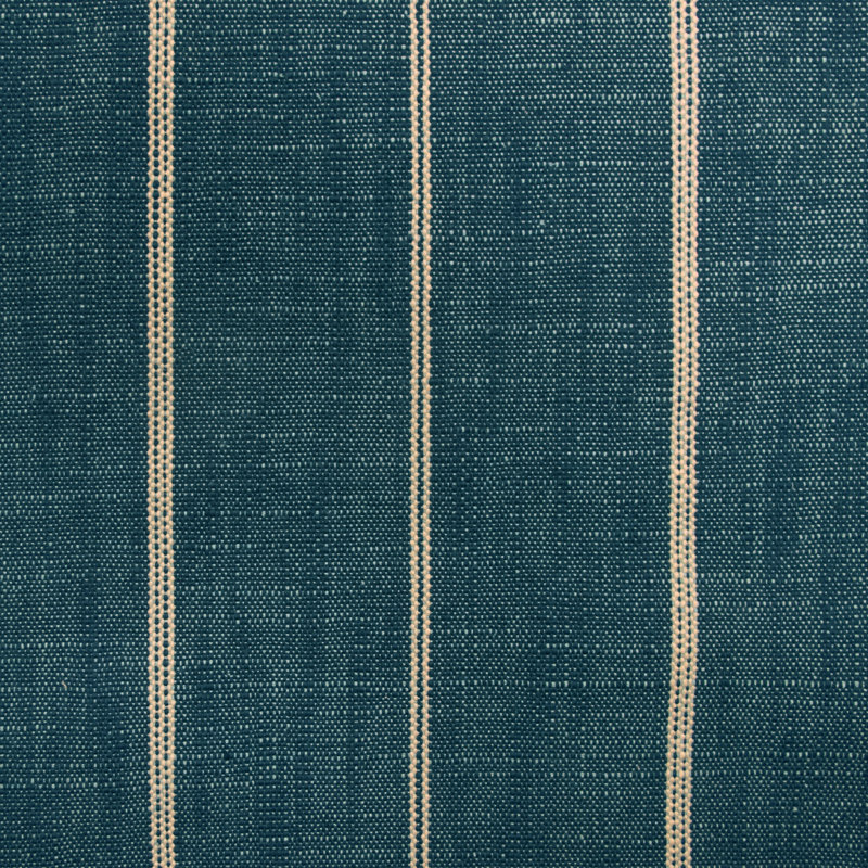 Housse de coussin décoratif carré Clara, Bleu, 20 po X 20 po, Polyester/ Bourre en polyester