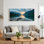 «Mountain Lake», reproduction d'art sur toile, ensemble de 1