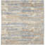 Tapis bleu / beige en laine et polyester tissé à la machine Southwestern-628012590