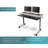 Selinger Adjustable Metal Base Standing Desk-707049011-707049008