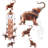 Delmonta Animals Wind Chime