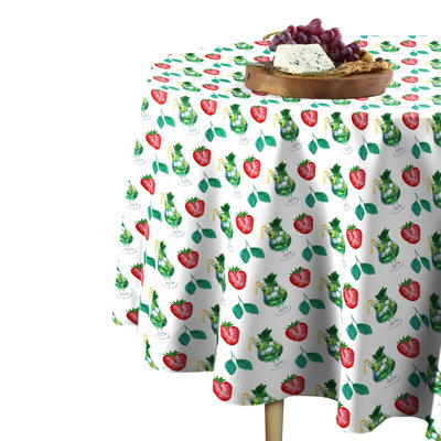 Elica Geometric Round Tablecloth