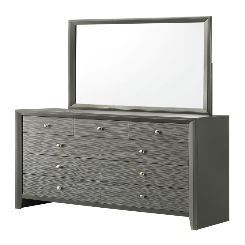 Commode ronde contemporaine à 9 tiroirs 1pc