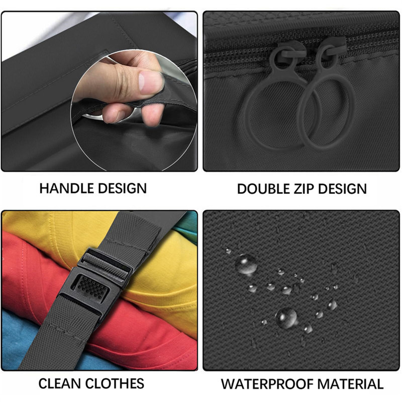 Rebrilliant Fabric Storage Bag, Black