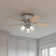 42" Crestfield 5 - Blade Indoor Modern Farmhouse Small Room Ceiling Fan with Lights and Pull Chains
