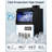 Stainless Steel Under Counter Ice Machine With Storage Bin