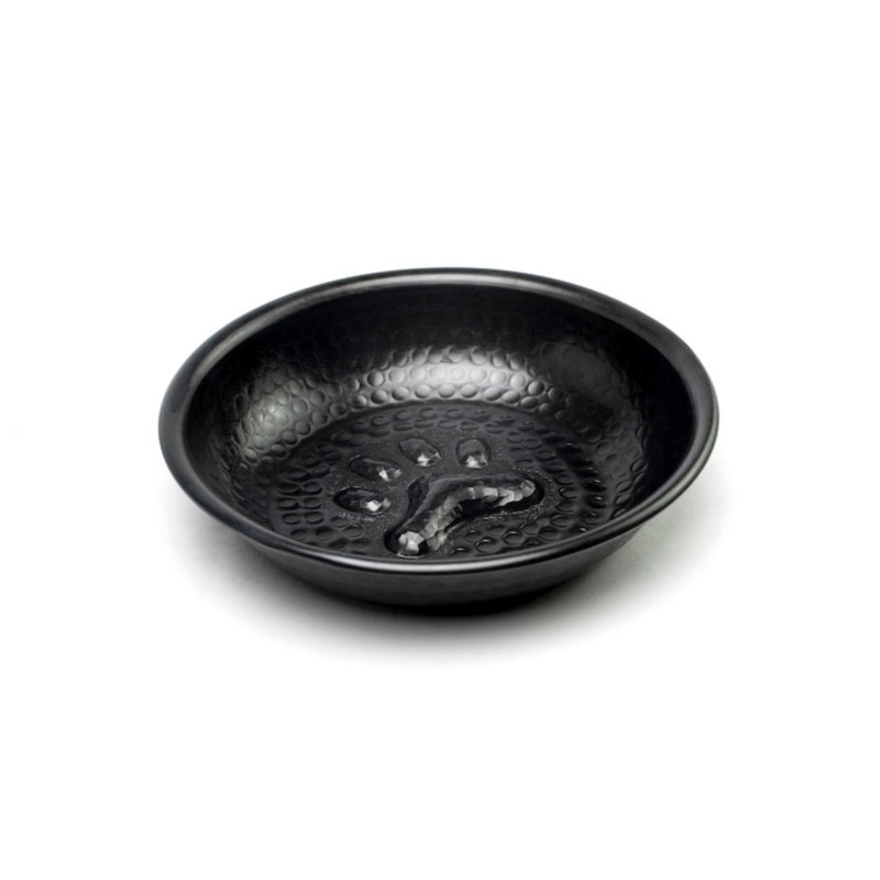 Contenant alimentaire en cuivre pour animaux | Bol d'eau artisanal 100% cuivre fabriqué à la main 170 mm