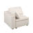 Modular Sectional Sofa Set Facing Armchair Chenille
