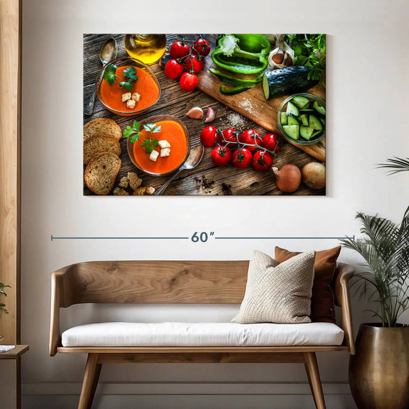 Senne Spanish Gazpacho, 32" H x 48" W