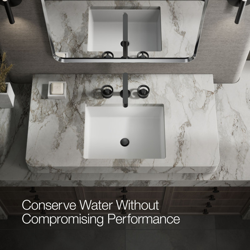 Components™ Bathroom Sink Handles with Industrial Design, Matte Black