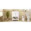 Meuble-lavabo de luxe moderne de 24 po avec lavabo en céramique, meuble de salle de bain avec tablette ouverte et rangement fermé-1552294083