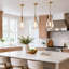 Luminaire suspendu en laiton