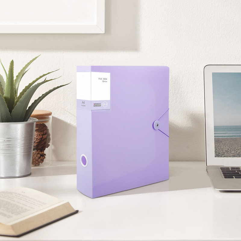 Dossier d'insertion transparent, Mauve