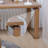 Brown Rectangular Solid Wood desk-108954513