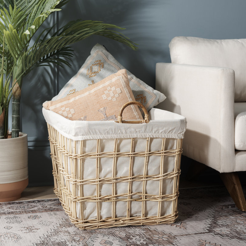 Panier à linge avec poignées Kari