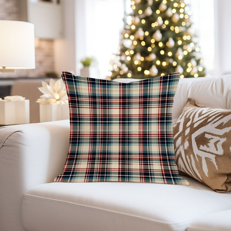 Retro Plaid Pattern  XII, 18"H x 18"W