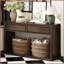 Table basse à chevrons en bois de 55 po pour salon / couloir, rangement de tiroir spacieux Robuste-510350144