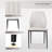 Modern Mid-Century Extendable Dining Table Set – 67...