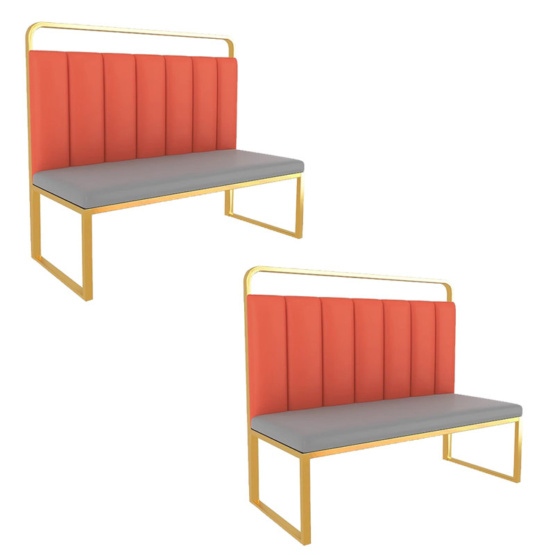 Banc rembourré en similicuir