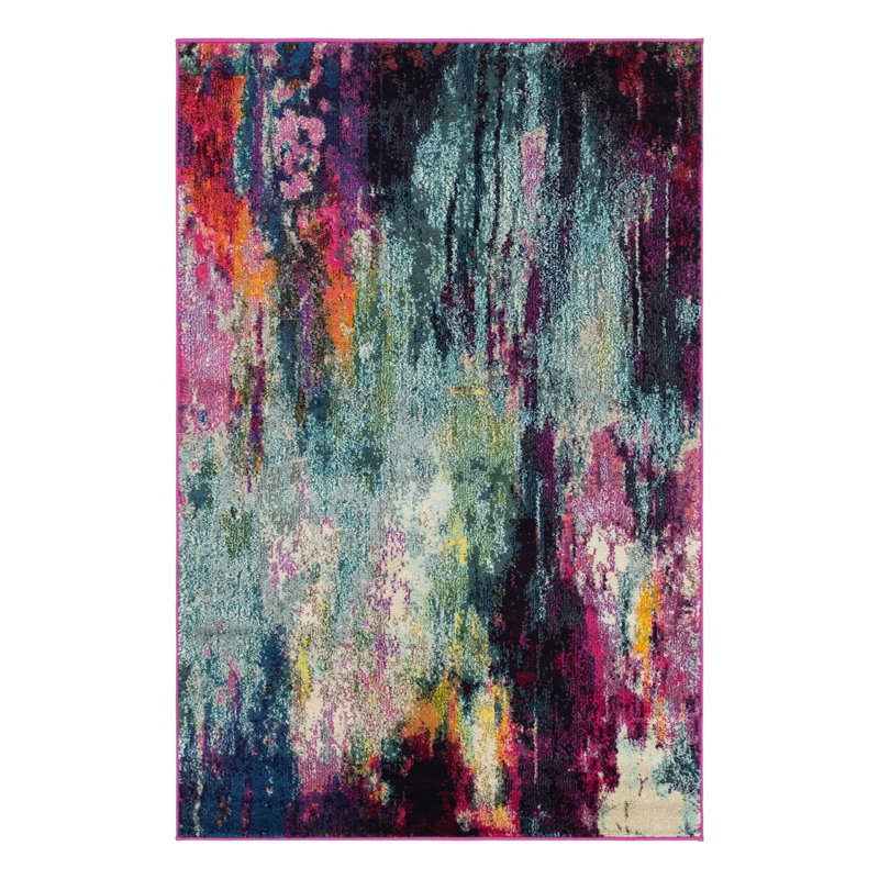 Hashimoto Abstract Area Rug, Rectangle 8' x 10'