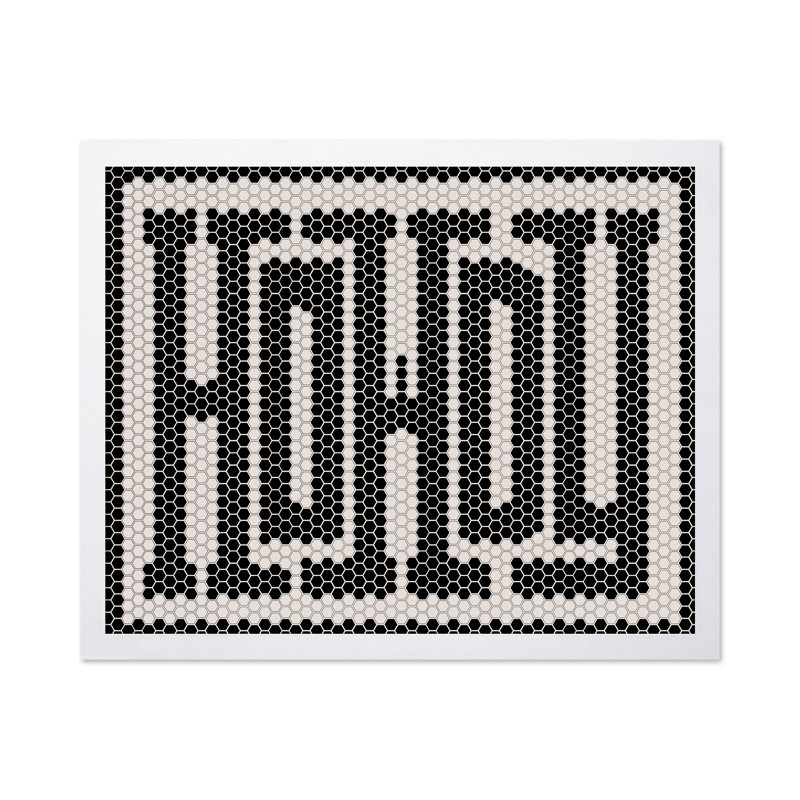 Howdy No3, Poster, 24"H x 32"W, White Framed
