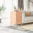 Union Single door End Table 2 Tier Narrow Side Table with Metal Frame Multifunctional Home Table Easy to Assemble Adjustable partitions Single Door Coffee Table-492628965