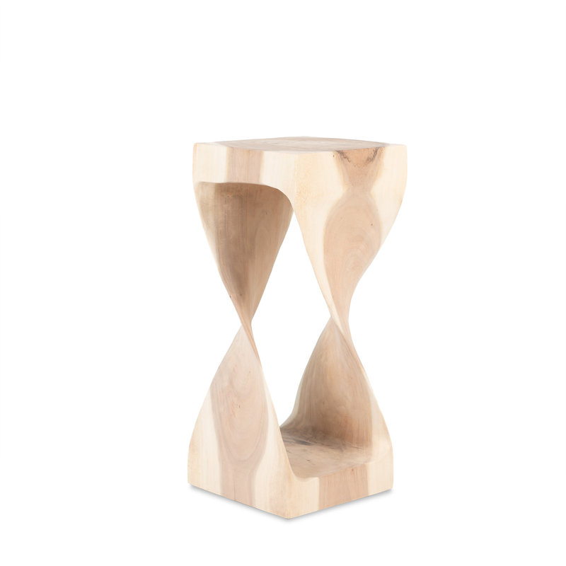 Ursula Wood Accent Stool