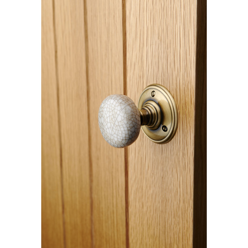 Burdett Double Dummy Door Knob, Florentine Bronze