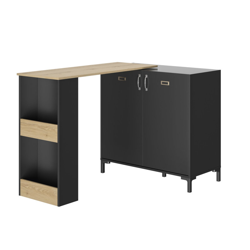 Jahkia 115cm Bar Cabinet