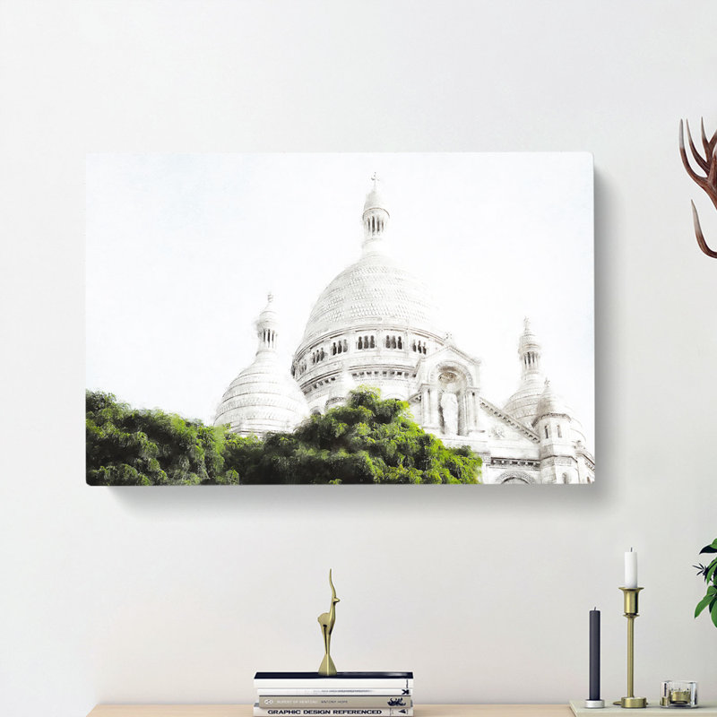 Montmartre Paris In France - Wrapped Canvas, 50cm H x 76cm W x 3cm D