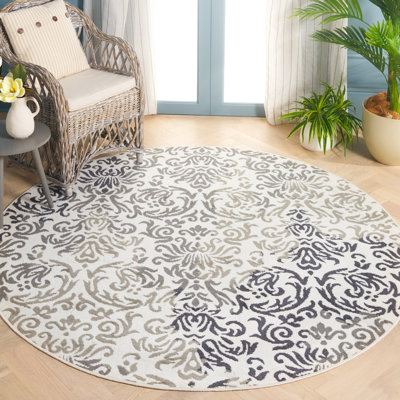 Ceslie Performance Damask Rug