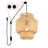 Galax 1 - Light Polished Lantern Pendant