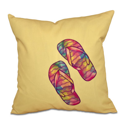 Coussin Rainbow Flip Flops