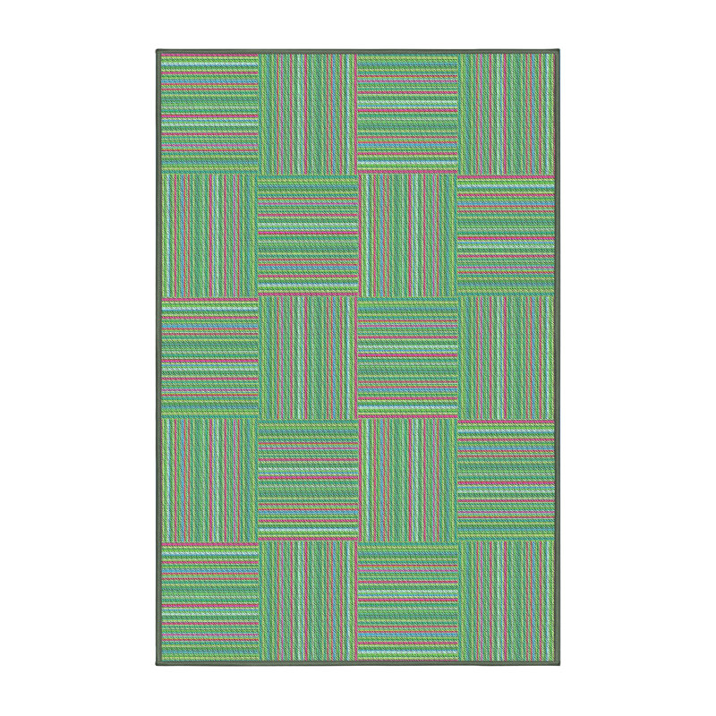 Tapis vert K patchwork, Rectangle 8 pi x 12 pi