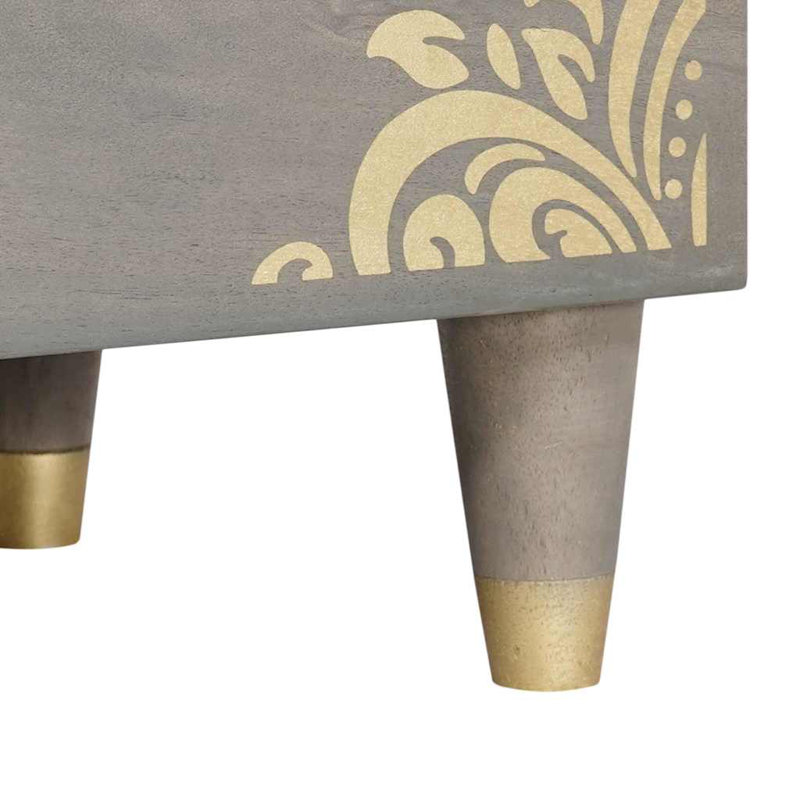 50cm W Solid Wood Bedside Table