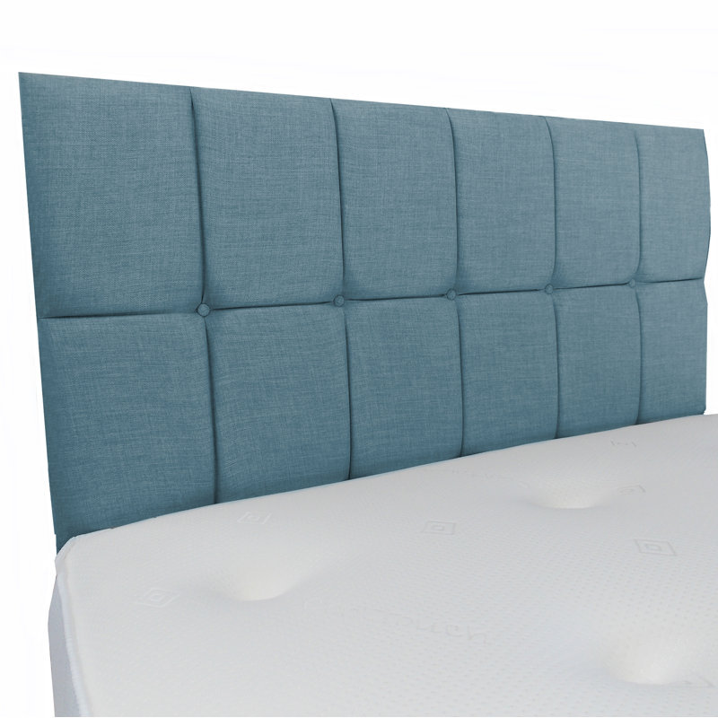 Gentner Upholstered Headboard, Double (4'6), Duck Egg