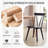Yatts 17" Wide Scandinavian Mid-Century Modern Minimalist Solid Wood Spindle Back Dining Chairs-118977947
