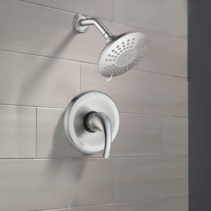 Devlin All-In-One Kit with Rough in-Valve, Brushed Nickel
