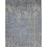 Contemporary One-of-a-Kind Rectangle 10'1" X 13'8" Hand Knotted Area Rug
