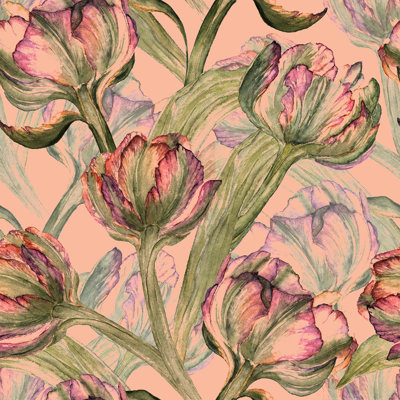 Floral Wallpaper Floral Tile