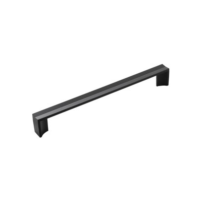 Avenue Collection Appliance Pull - 12" Center to Center Cabinet Pull Matte Black - Contemporary Hardware for Drawers & Cabinets