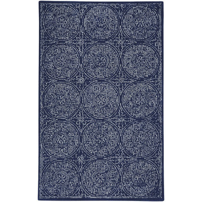 Brinley Performance Hand Tufted Wool Oriental Indoor Rug