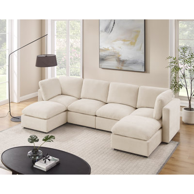 Zariza 6-Piece Upholstered Sectional