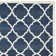 Carolene Hand Tufted Wool/Cotton/Latex Geometric Rug in Blue/Ivory