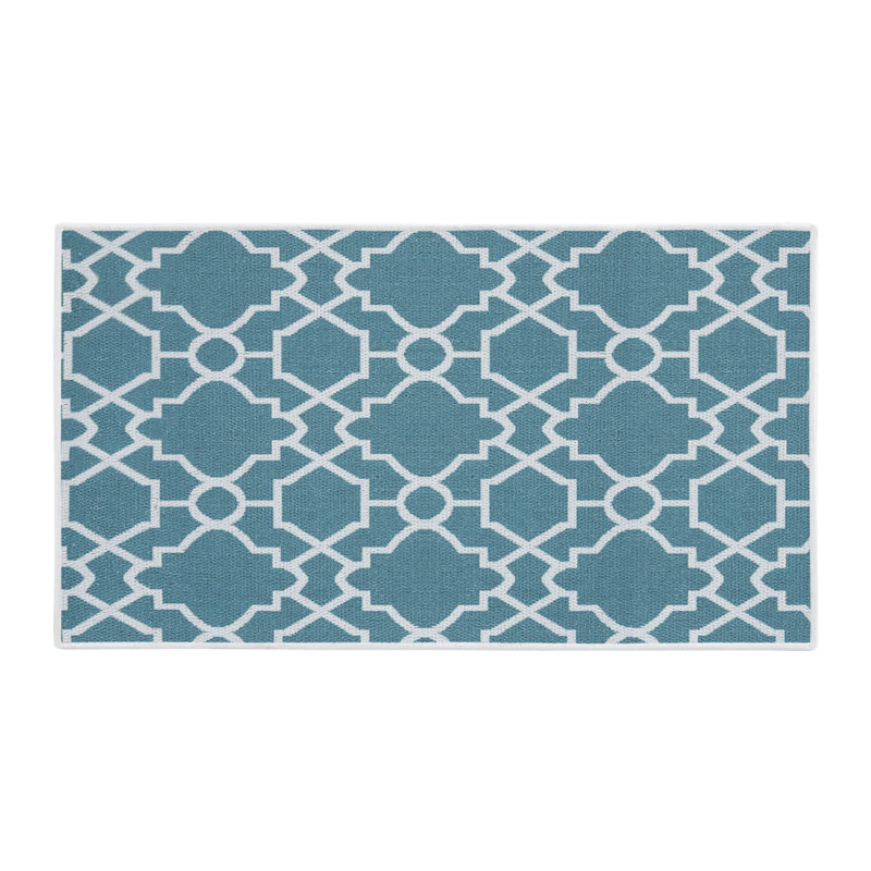 Tapis de litière, H 0,25 po x l 44 po x P 24 po, Bleu sarcelle