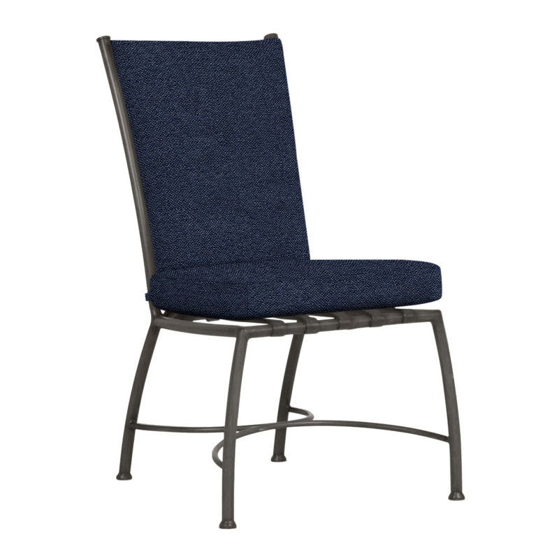 Chaise d'appoint en aluminium Majorca, Pas de soudure, Indigo Intermix