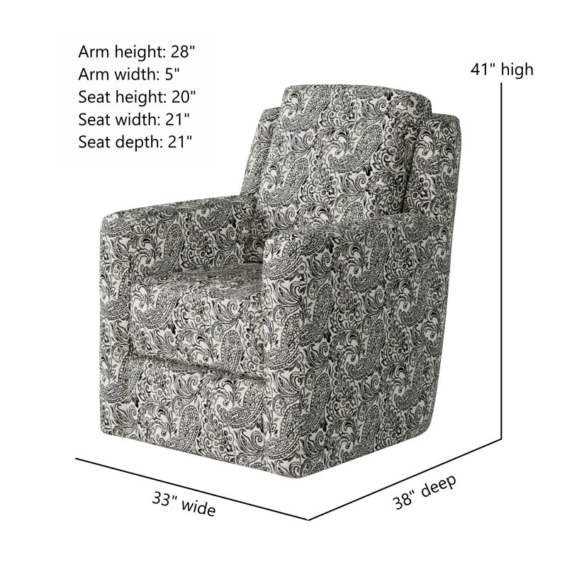 Icon Swivel Glider, Charleston Caviar