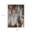 10' X 14' Grey Rust And Ivory Abstract Washable Indoor Outdoor Area Rug